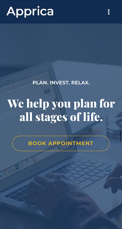 Apprica theme by Advisor Designs